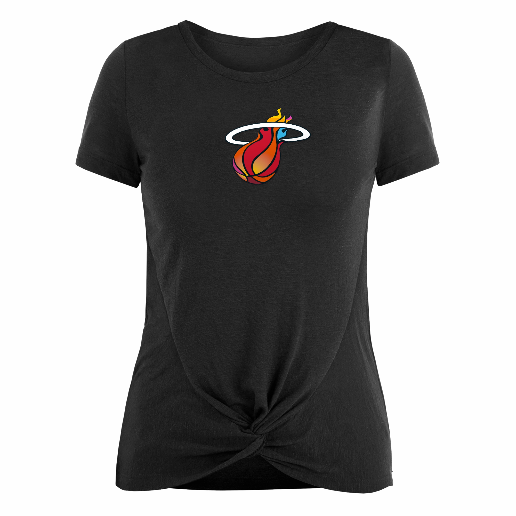 New Era Miami HEAT Mashup Logo Women's Black Tee
