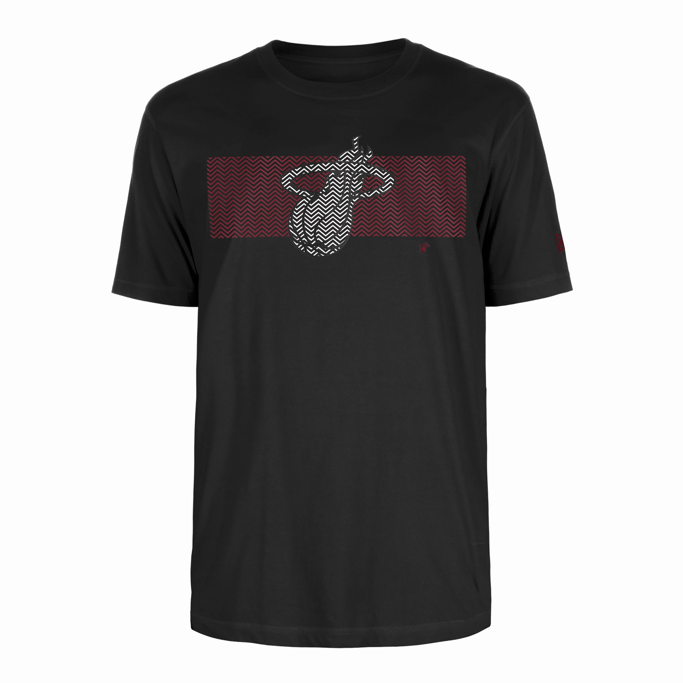 New Era Miami HEAT Stripe Logo Tee