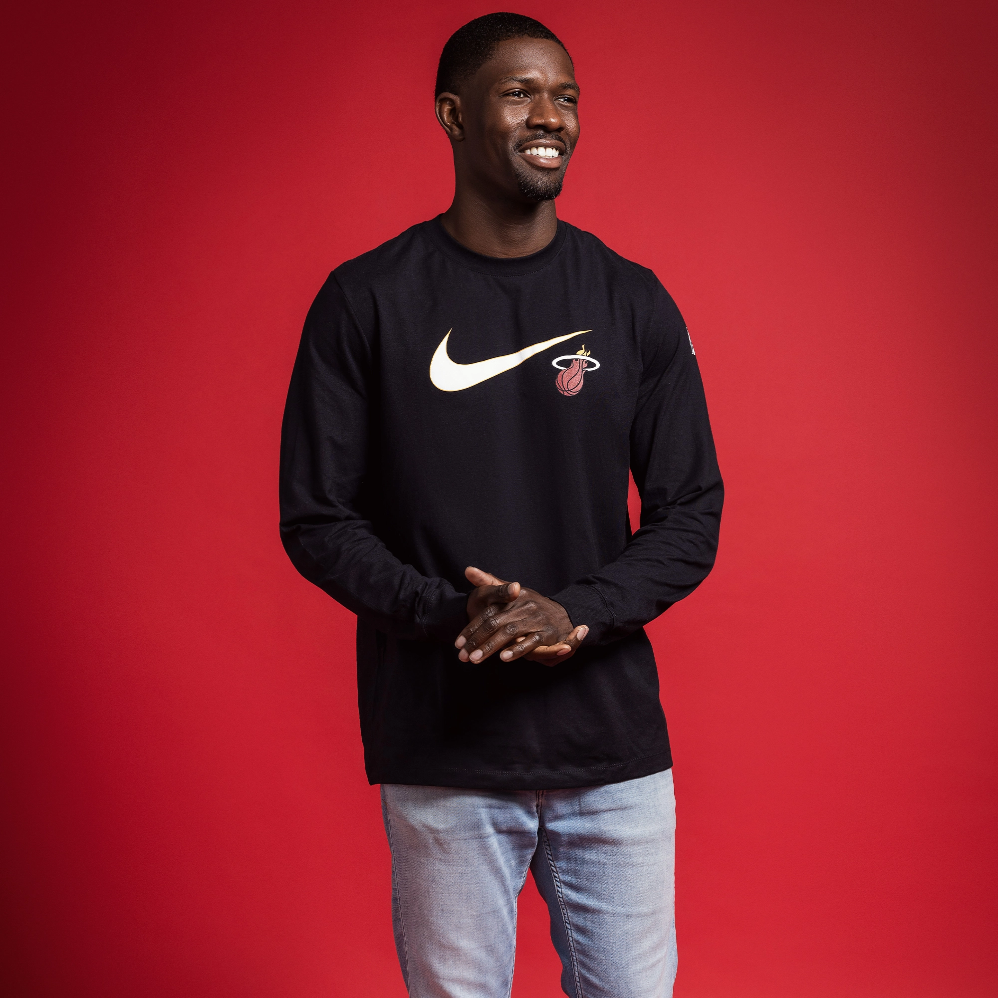 Nike Miami HEAT Swoosh Long Sleeve Tee