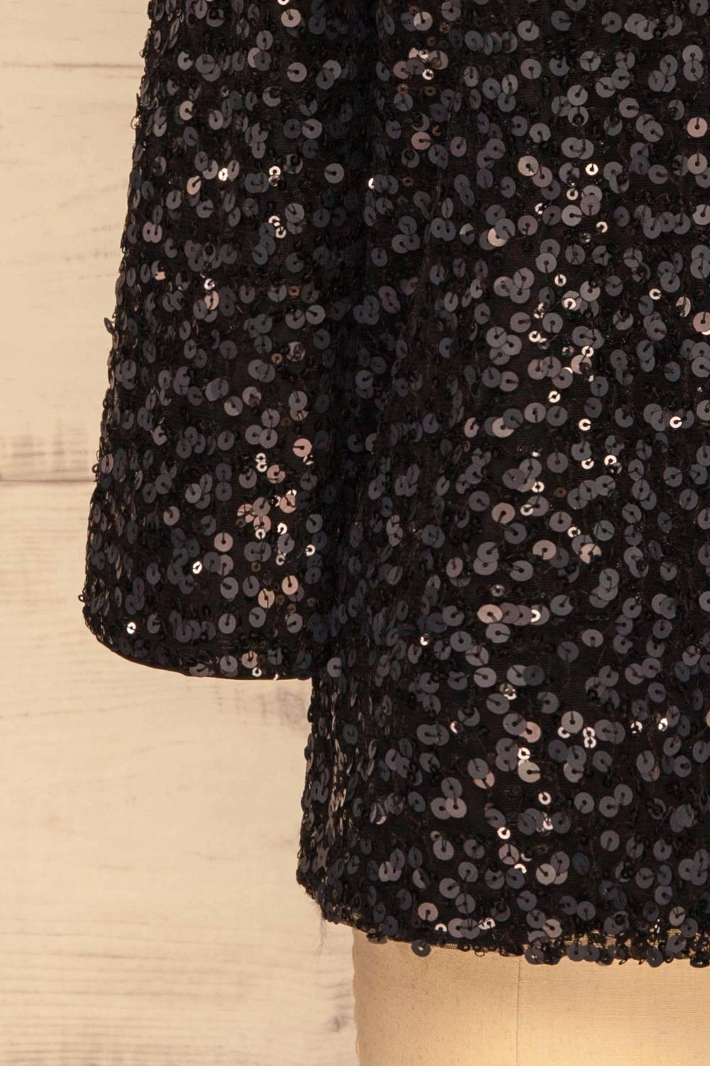 Paredes | Black Sequins Top