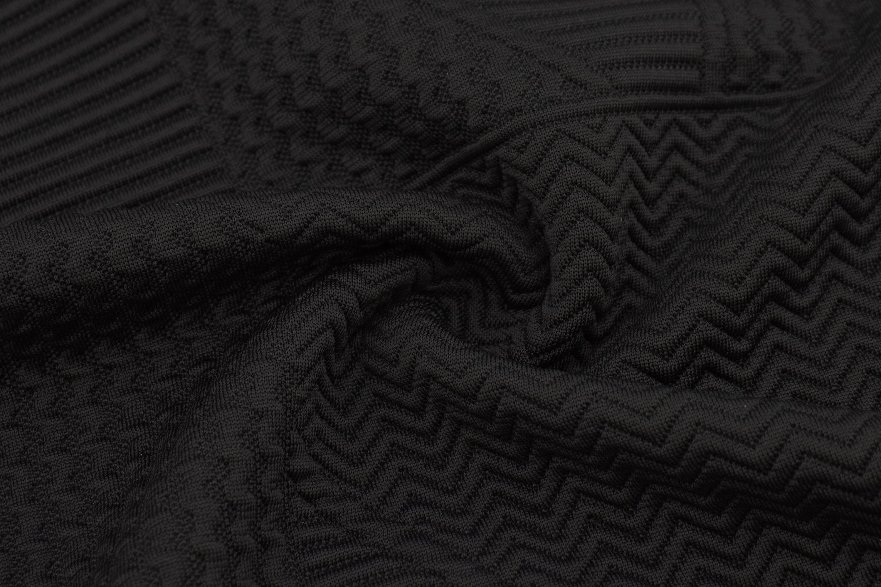 Polyester Spandex Jacquard Oversized Tee