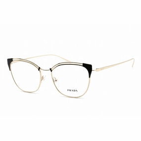 Prada Men's Eyeglasses - Clear Lens Cat Eye Shape Grey Metal Frame | PR62UV YEE1O1