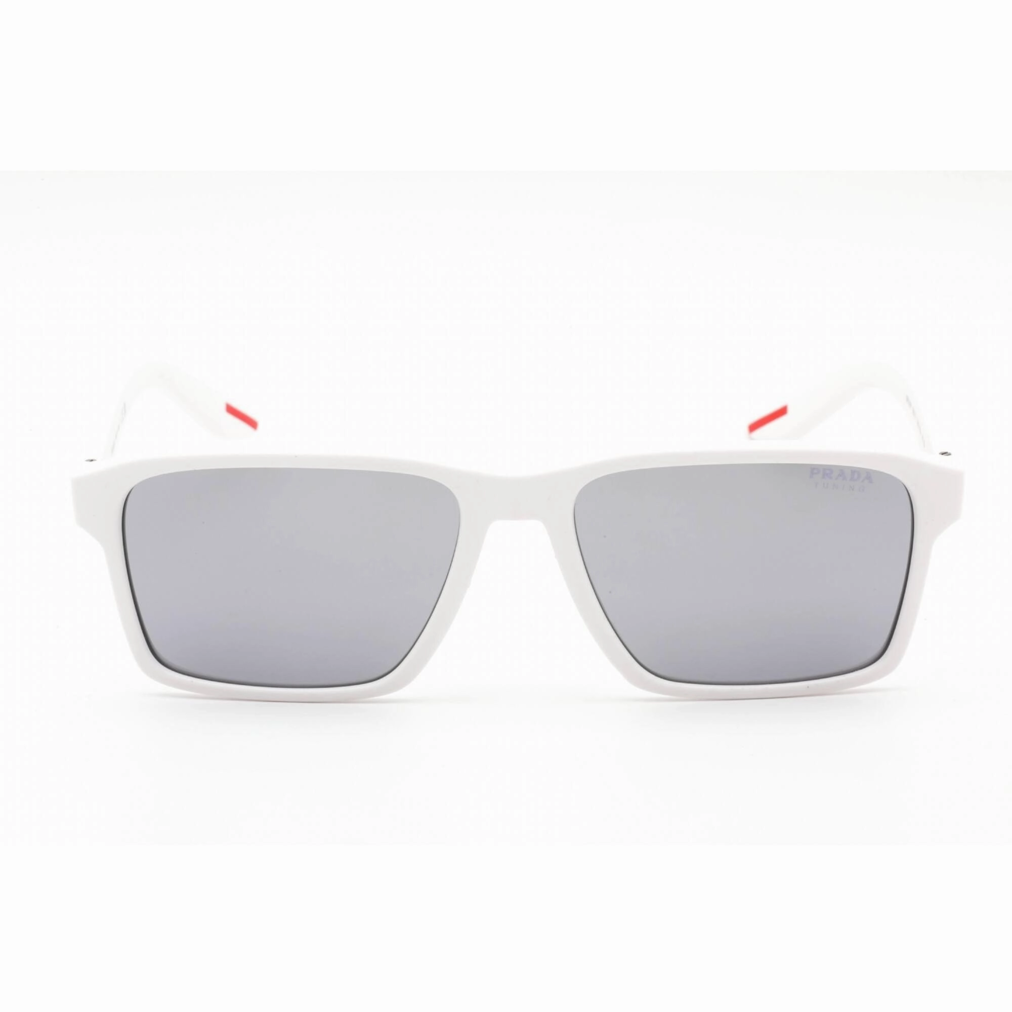 Prada Sport Men's Sunglasses - White Rubber Plastic Rectangular | 0PS 05YS TWK40A