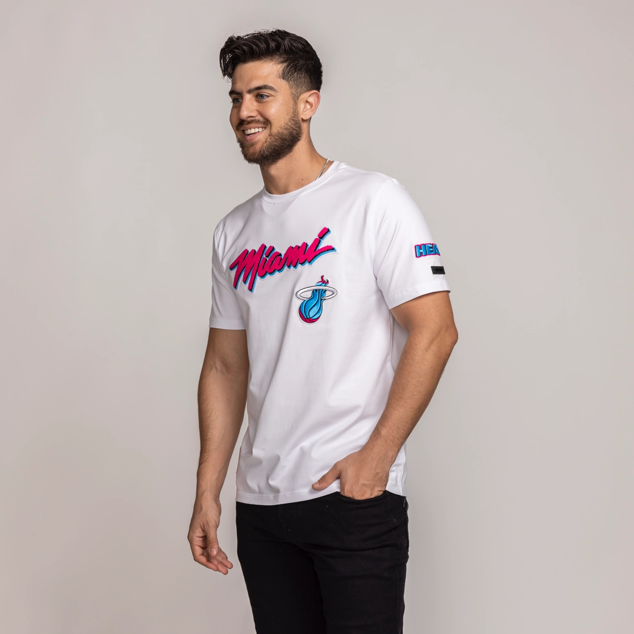 Pro Standard Miami HEAT Original Vice Wordmark Tee
