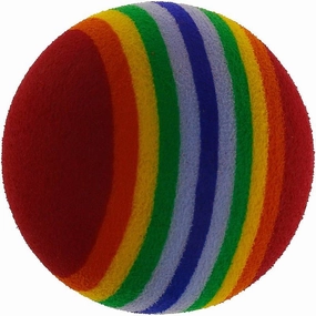Rainbow Striped Practice Ball  