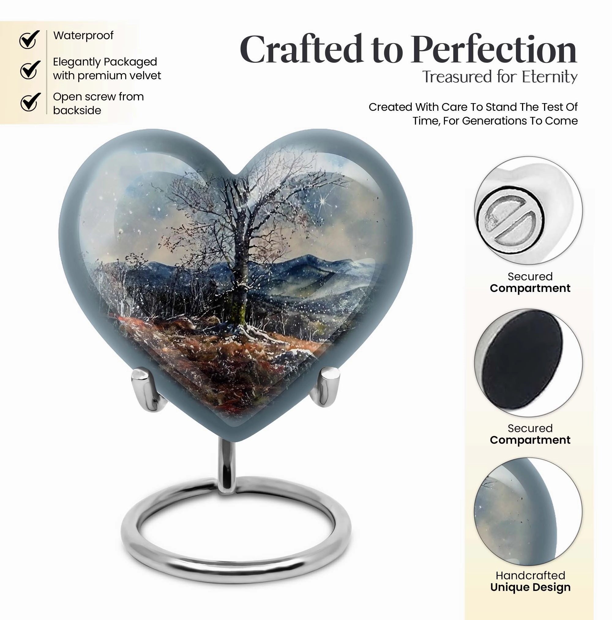 Respectful Rest - Mountains Urn for Lasting Memories