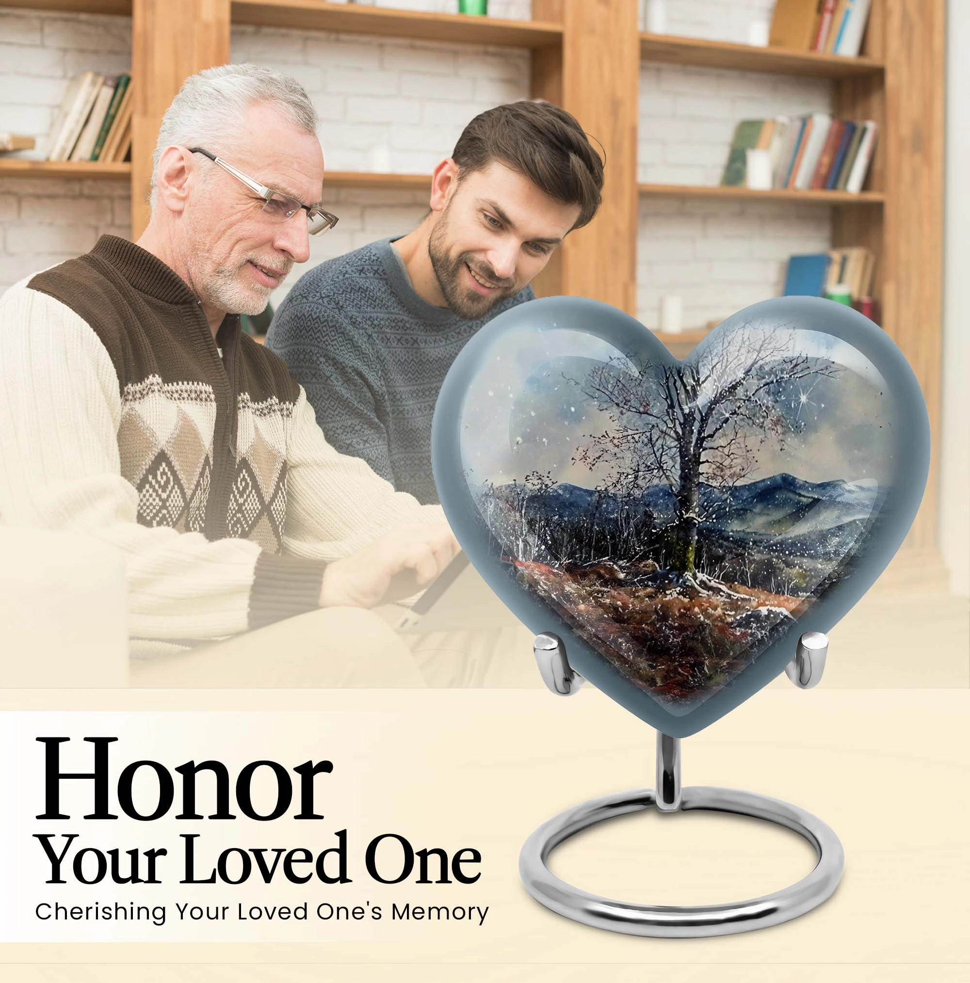 Respectful Rest - Mountains Urn for Lasting Memories