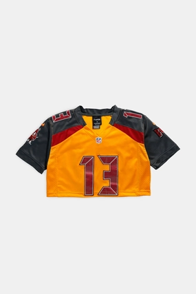 Rework Crop Tampa Bay Buccaneers NFL Jersey - XS