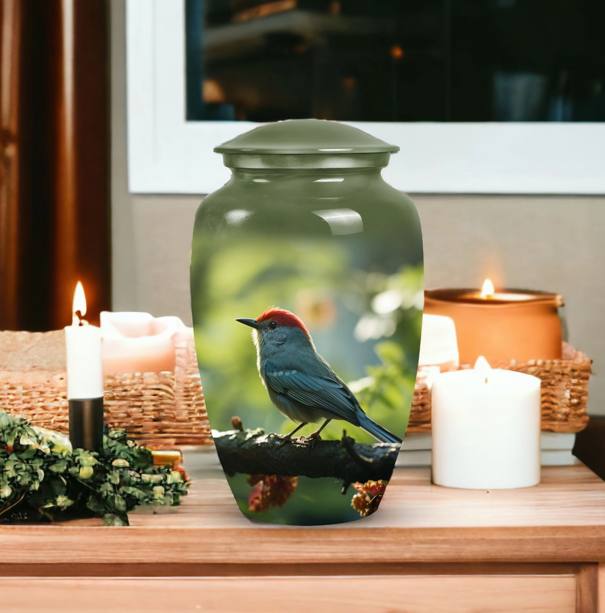 Sparrow Cremation Urn for Adult Men Ashes