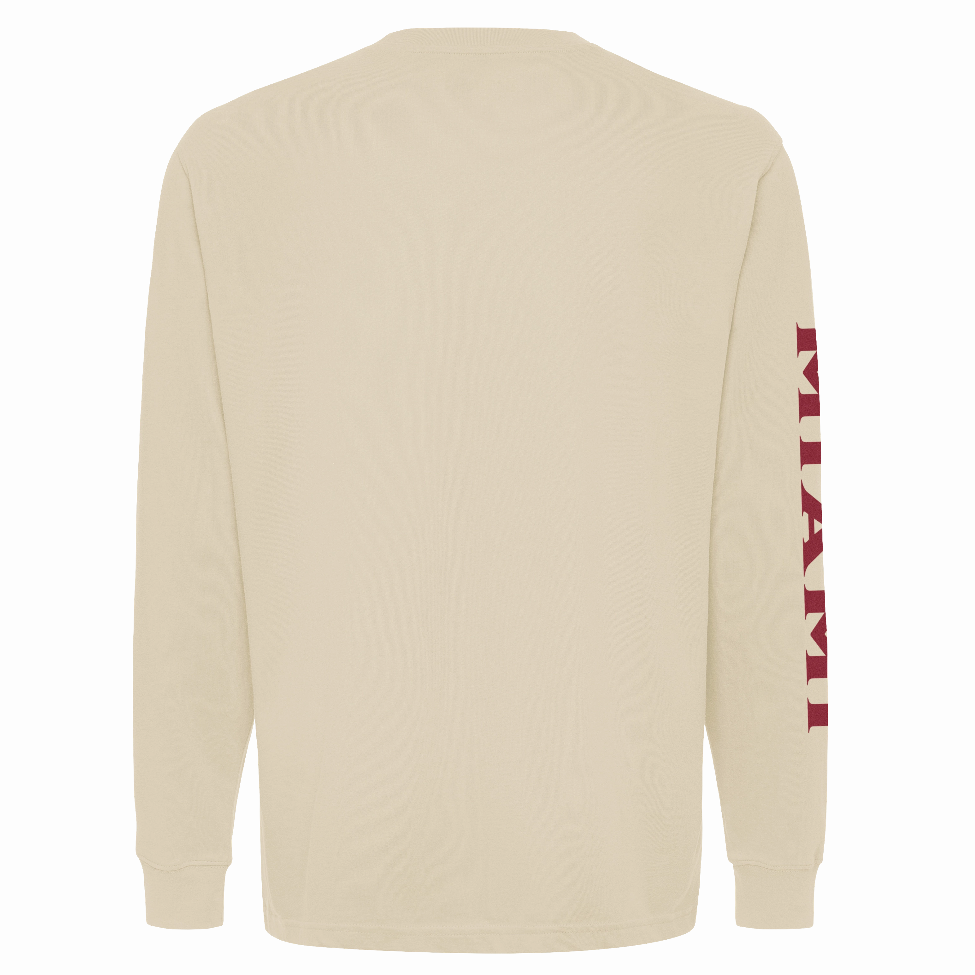 Sportiqe Miami HEAT Beige Long Sleeve Tee
