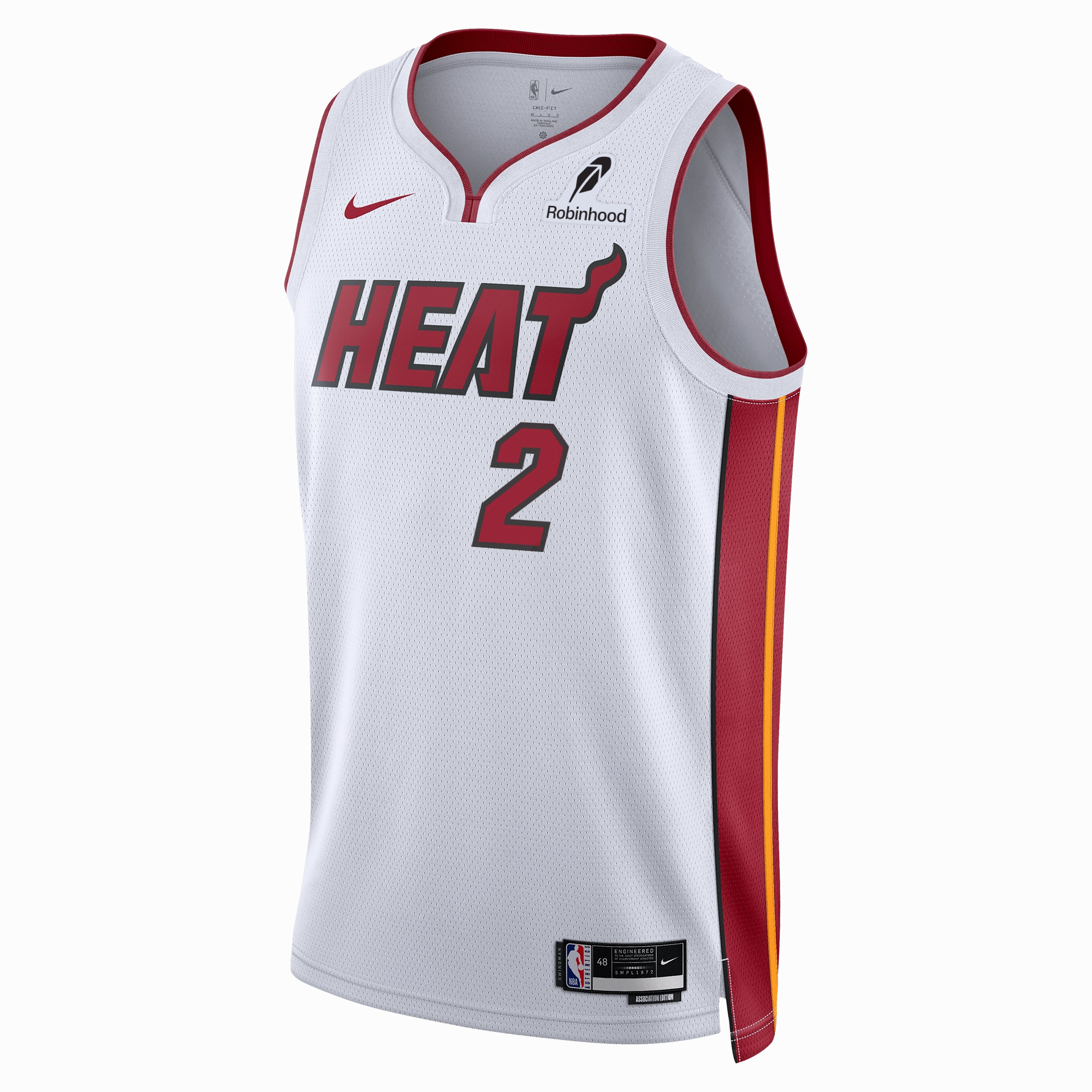 Terry Rozier III Nike Miami HEAT Association White Swingman Youth Jersey
