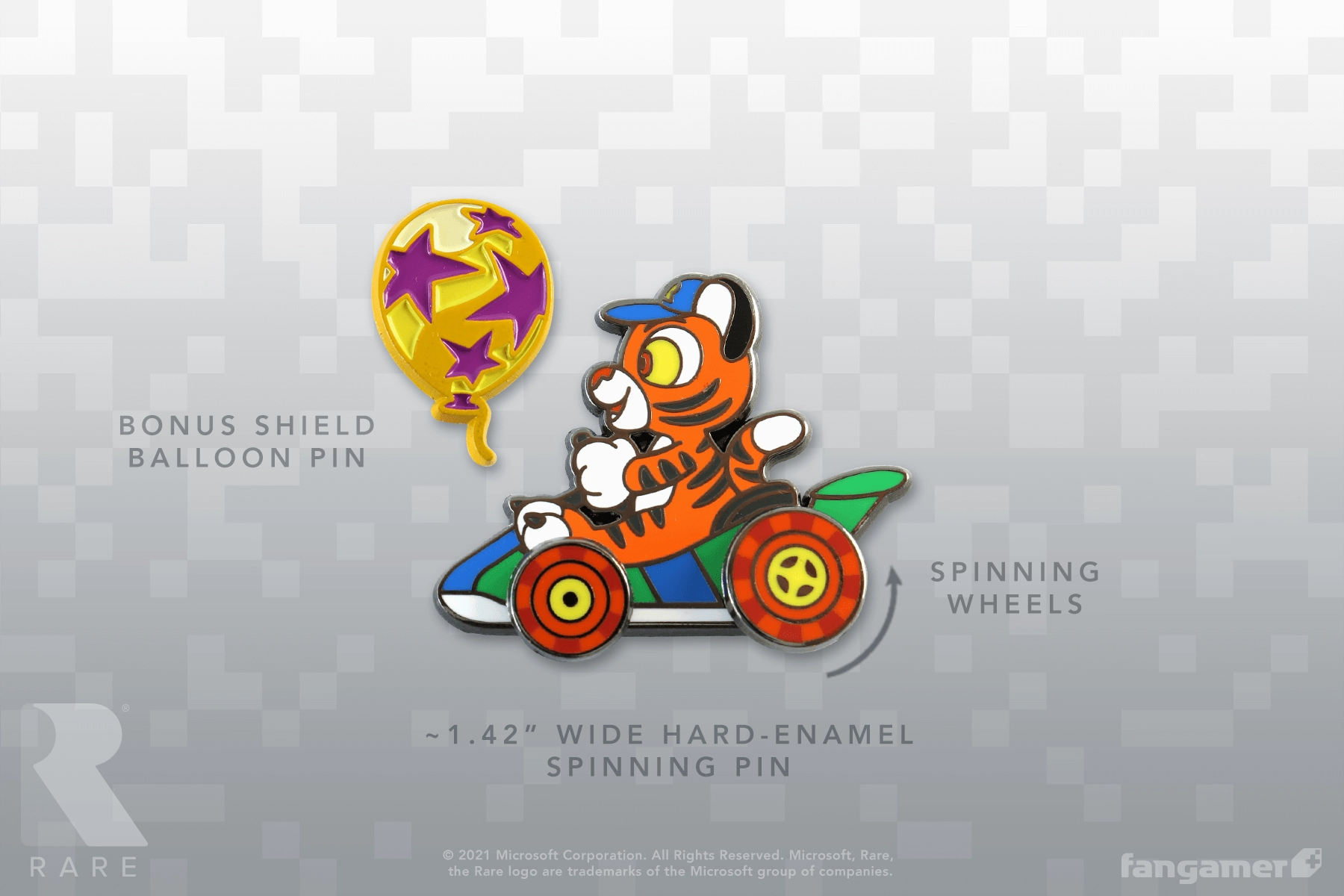 Timber RareRacers Spinning Pin