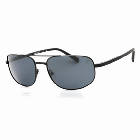 Timberland Men's Sunglasses - Matte Black Metal Full Rim  Frame | TB9285 02D