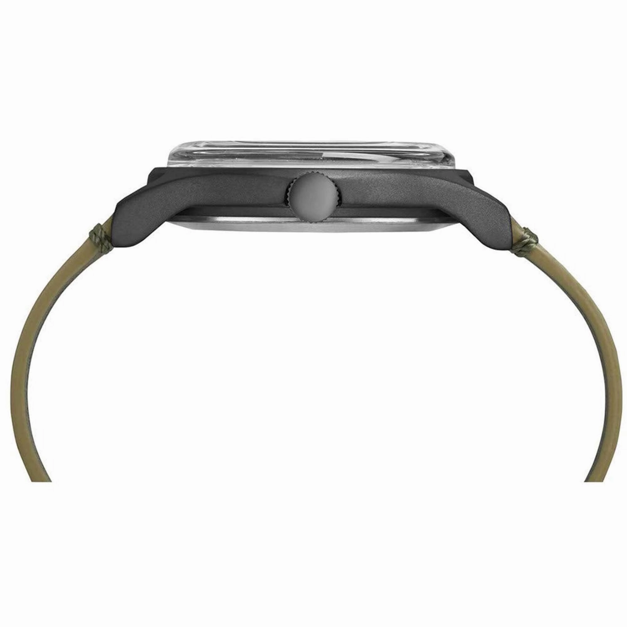 Timex Men's Watch - MK1 Quartz Gunmetal Stainless Steel Case Brown Strap | TW2R97000