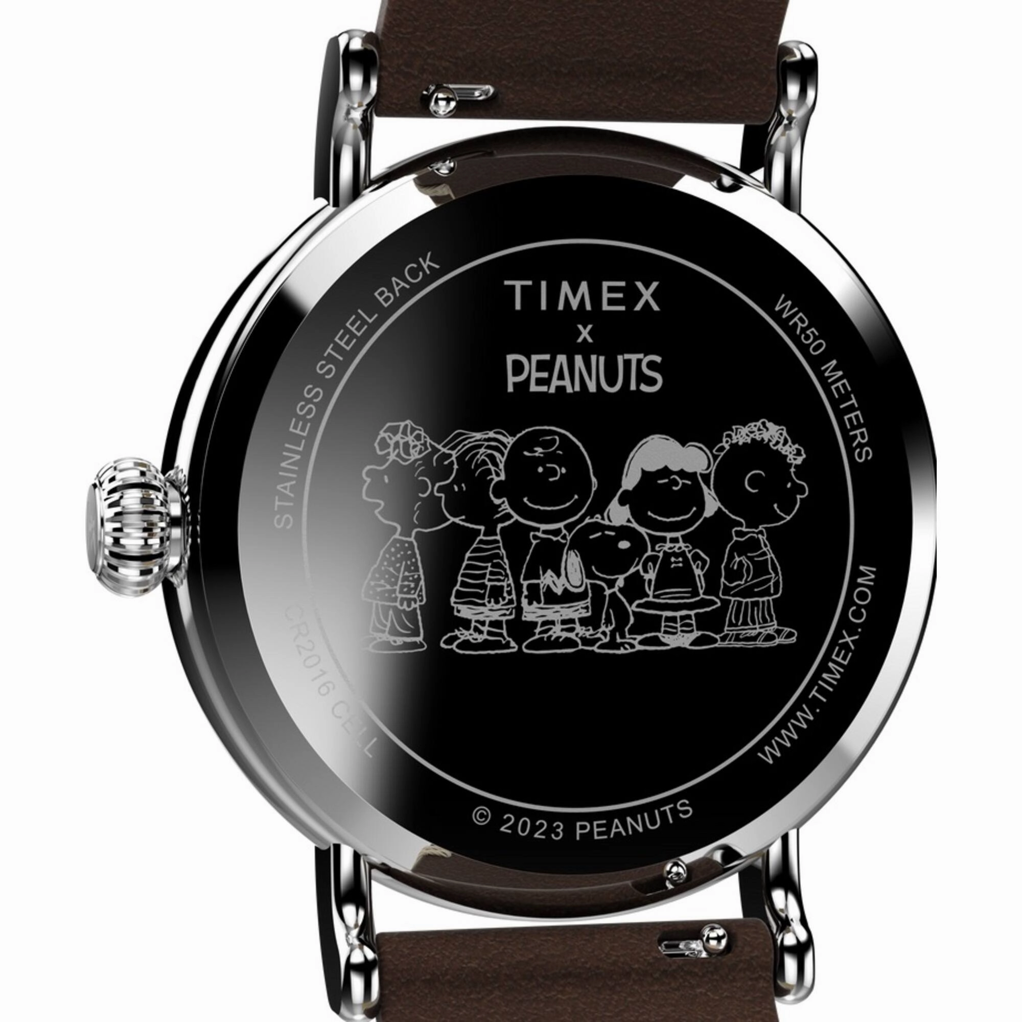 Timex Men's Watch - Standard X Peanuts Gang's All Here Brown Strap | TW2V89800VQ