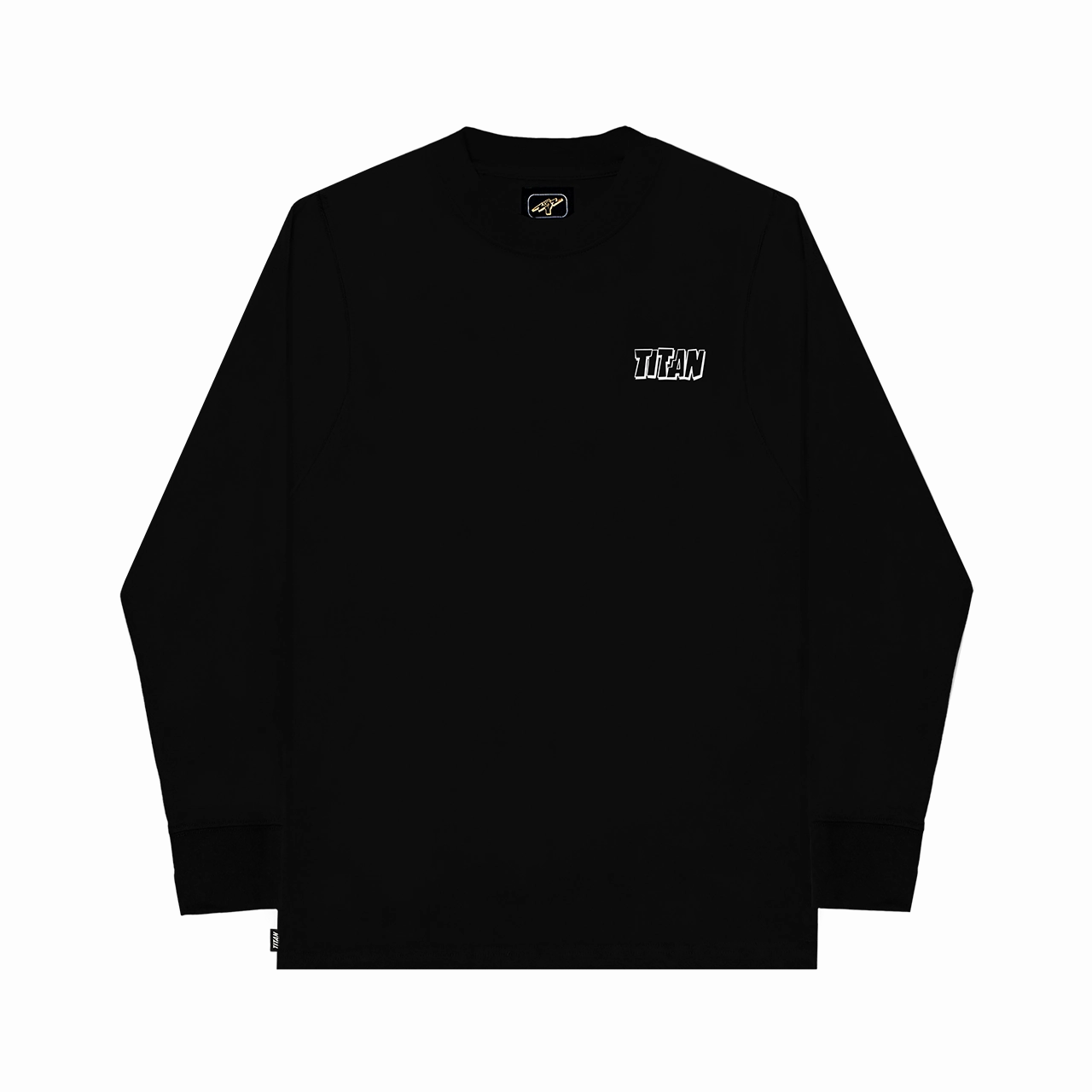 Titan Hoops Talk Basketball Long-Sleeve Tee - Black