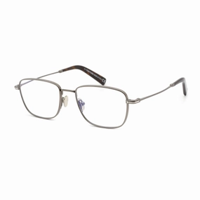 Tom Ford Men's Eyeglasses - Shiny Dark Ruthenium Metal Square Frame | FT5748-B 012