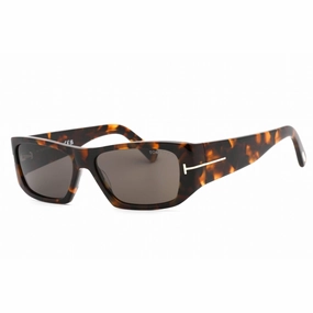 Tom Ford Men's Sunglasses - Dark Tortoise Frame Smoke Dark Grey Lens | FT0986 52A