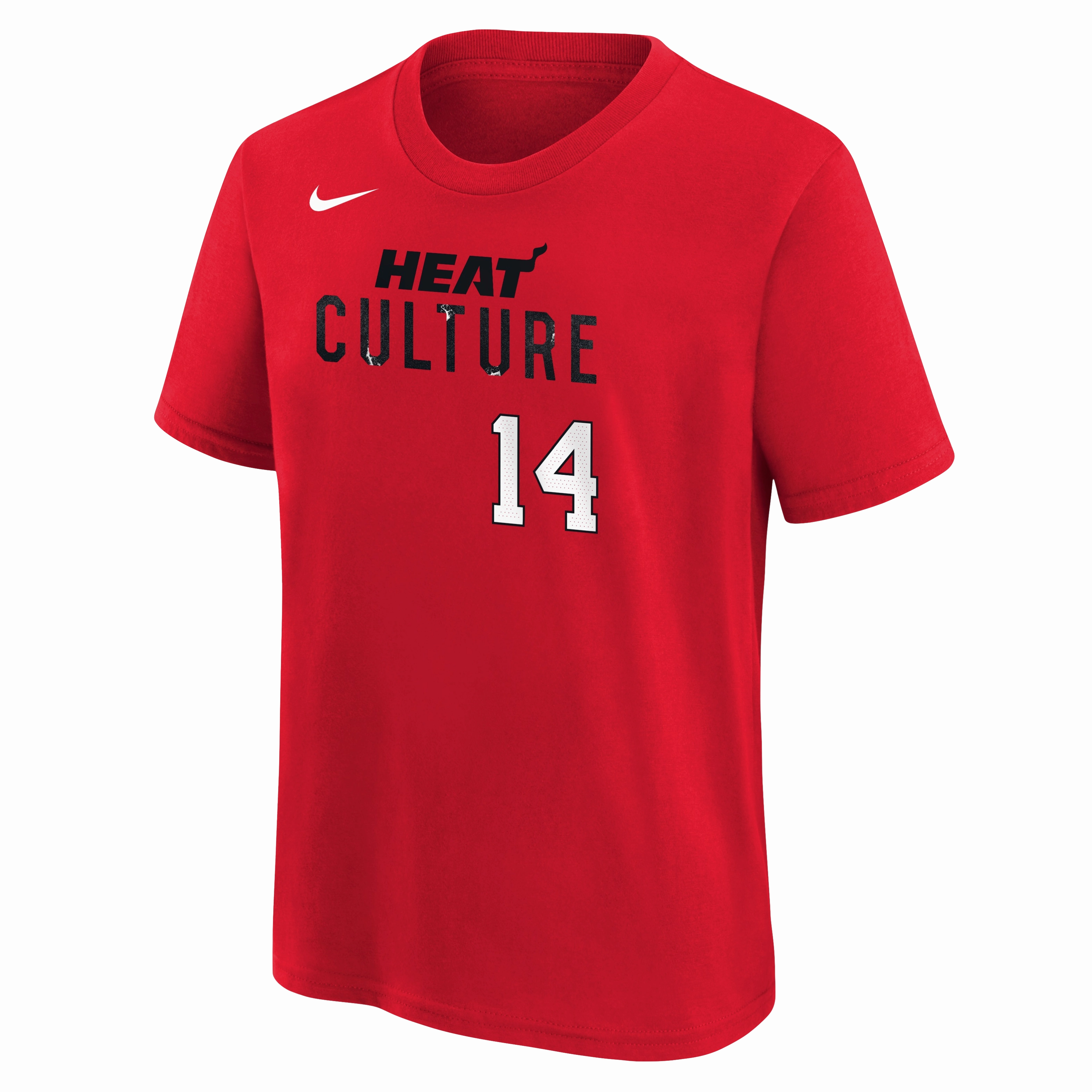 Tyler Herro Nike HEAT Culture: Blood Red Name & Number Kids Tee