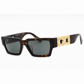 Versace Men's Sunglasses - Dark Havana Rectangular Full Rim Frame | 0VE4459F 108/87