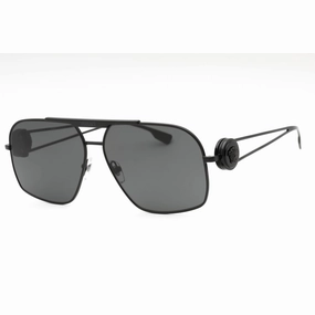 Versace Men's Sunglasses - Matte Black Metal Navigator Full Rim Frame | 0VE2269 143387