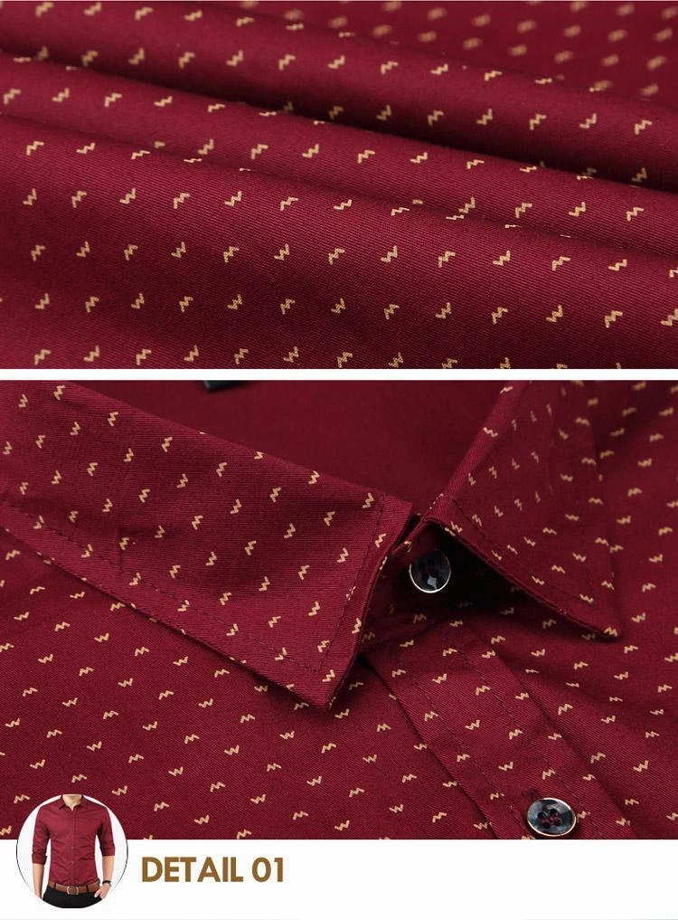 West Louis™ Designer Polka Dot Dress Shirts