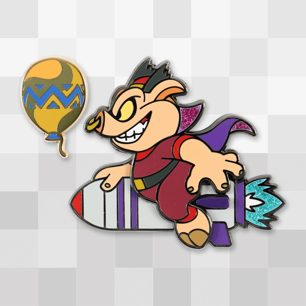 Wizpig RareRacers Rocket Pin