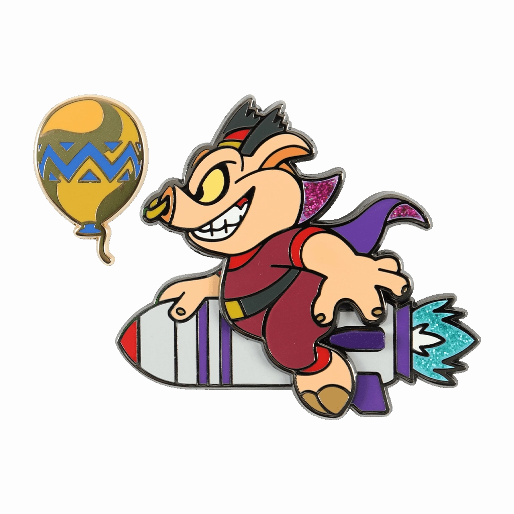 Wizpig RareRacers Rocket Pin